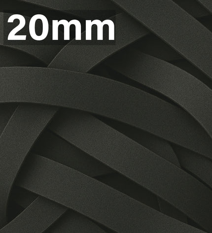 Elástico de banda plana 0.8mm X 20mm